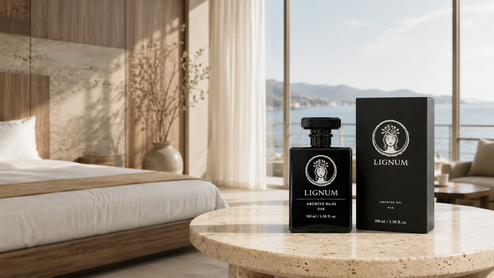 LIGNUM Archive No.01 Oak, presented in a hospitality suite